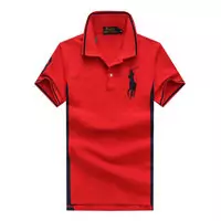 ralph lauren tee-shirt coton pima big pony red